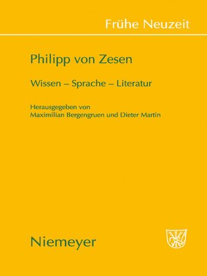 cover image of Philipp von Zesen